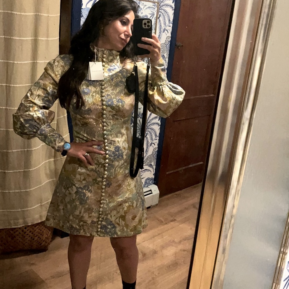 Gold Floral NWT Zimmermann Dress
